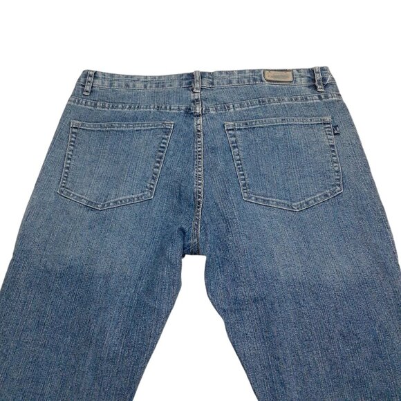 Boho Yoni Jay Denim Jeans Beaded 38" Waist x 32" Bohemian Bell Bottoms - Picture 13 of 15